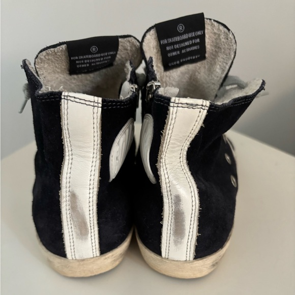 GOLDEN GOOSE Francy sneakers in leather with leather star and heel tan - Picture 6 of 7